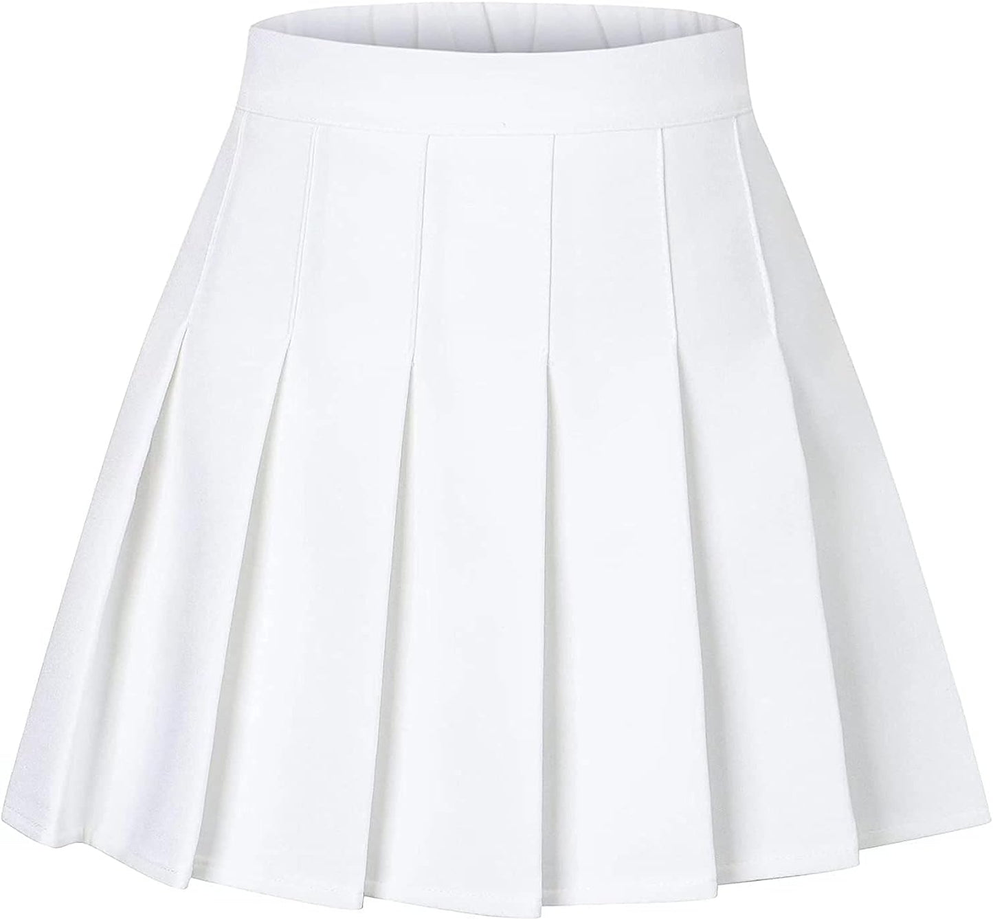 Girls Women Pleated Skirt School Uniform Mini Tennis Skirts