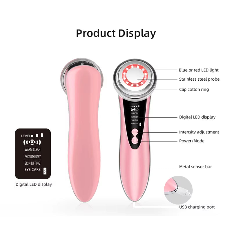 Face Massager Ultrasonic Beauty Personal Care High Quality anti Aging Face Trending Beauty Device 2024